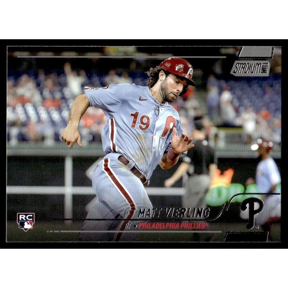 2022 Stadium Club Matt Vierling RC Philadelphia Phillies #203